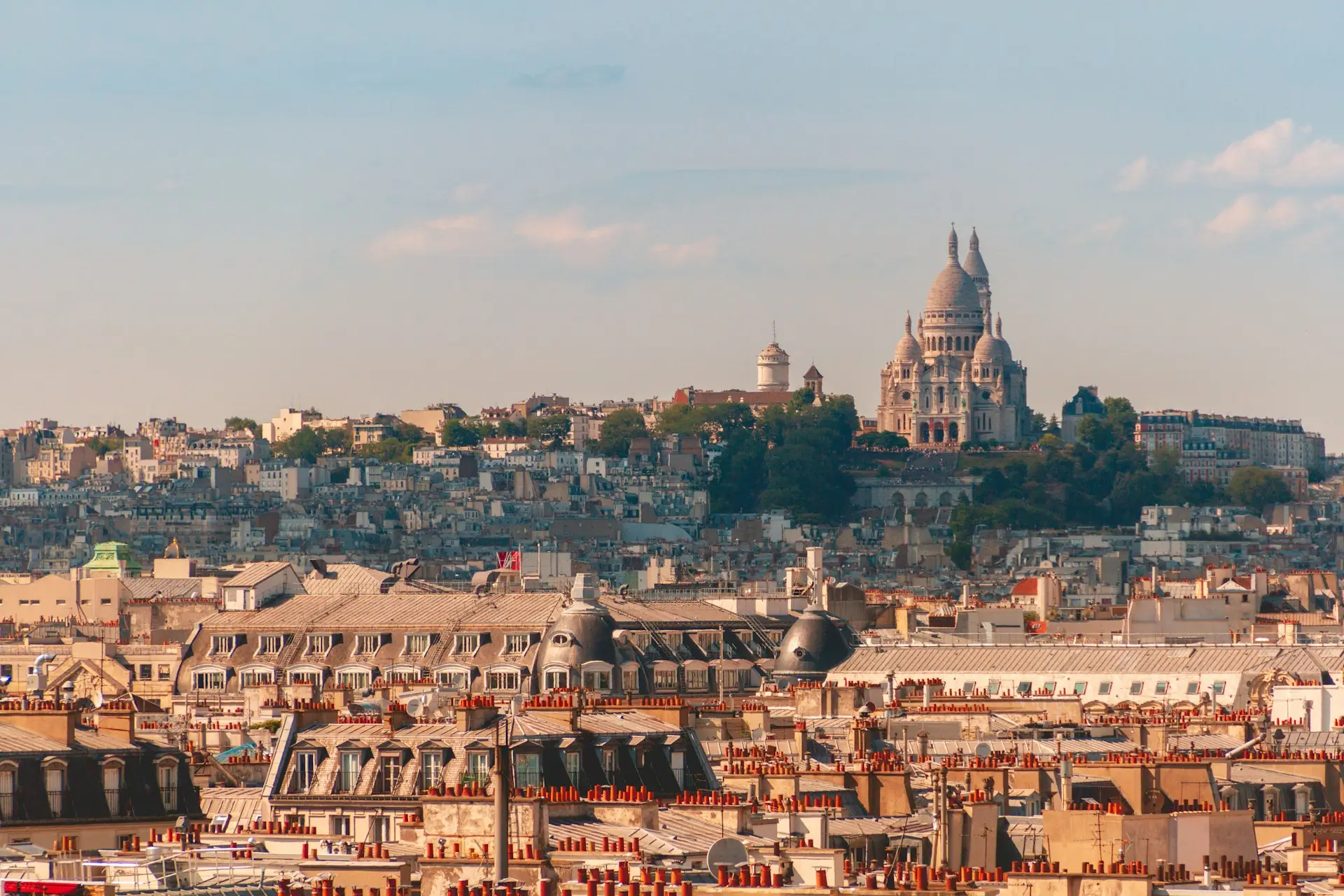 Vista aérea de Montmartre